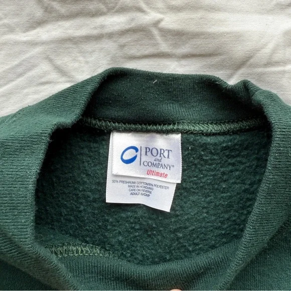 Forest Green Men’s Sweatshirt / Crewneck - Tri City - Picture 3 of 3